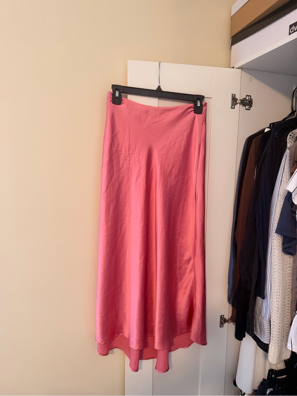 Zara Pink Satin Skirt